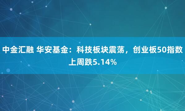 中金汇融 华安基金：科技板块震荡，创业板50指数上周跌5.14%