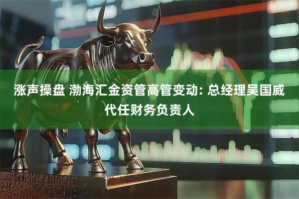 涨声操盘 渤海汇金资管高管变动: 总经理吴国威代任财务负责人